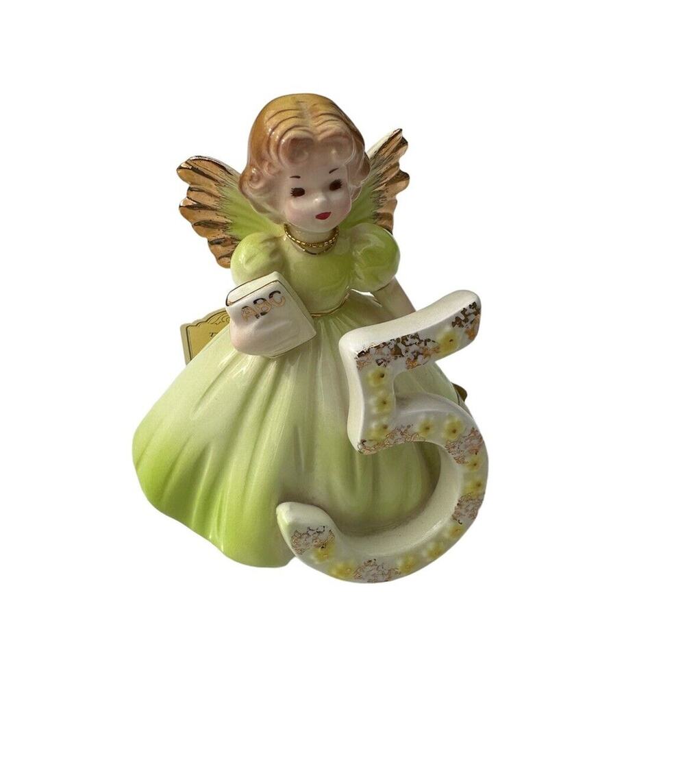 Vintage Josef Originals Birthday Doll Angel Figure 5 Year Old
